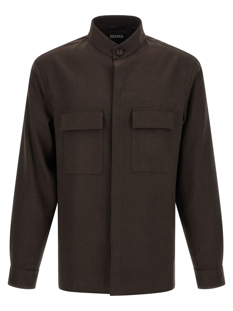 Zegna Zegna Oasi Lino Overshirt