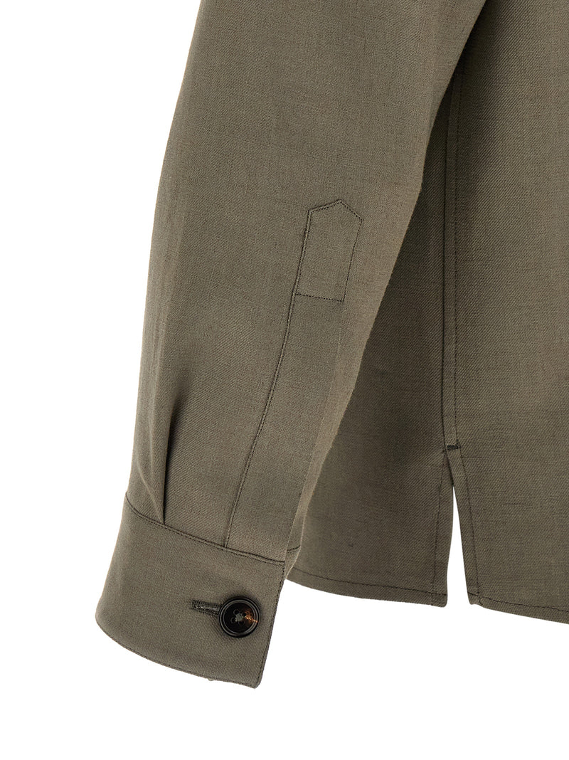 Zegna Oasi Lino Overshirt | Urbalenti™ NYC