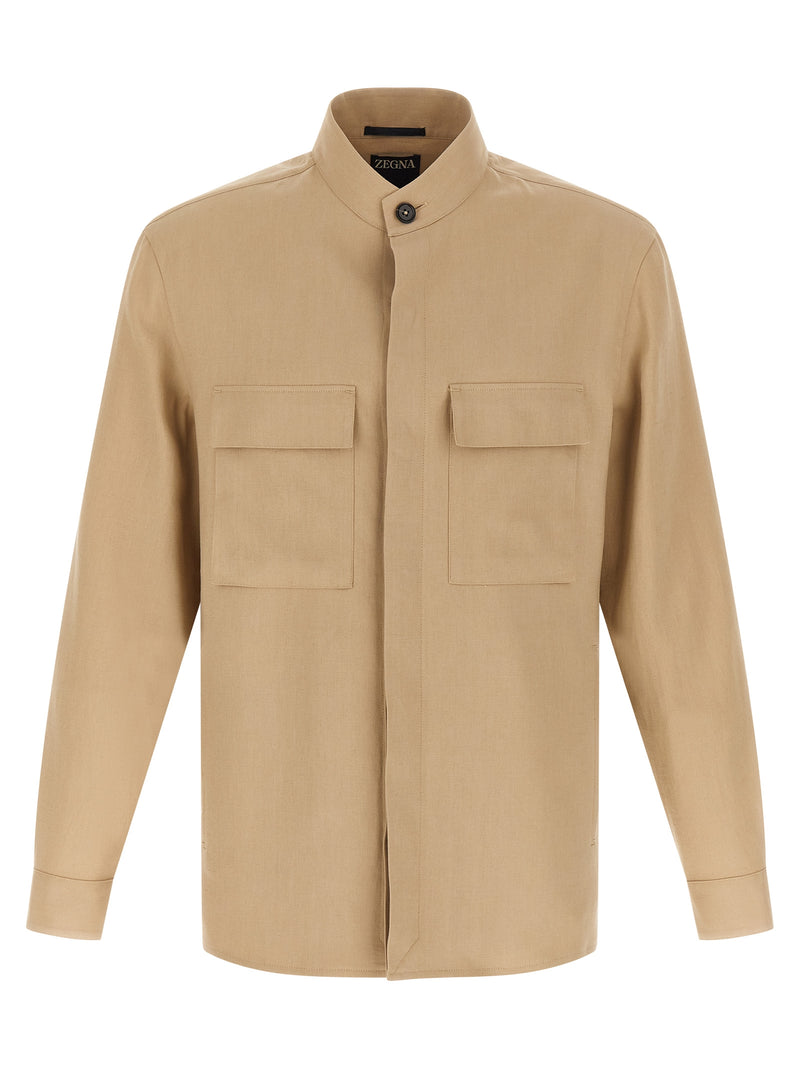 Zegna Zegna Oasi Lino Overshirt