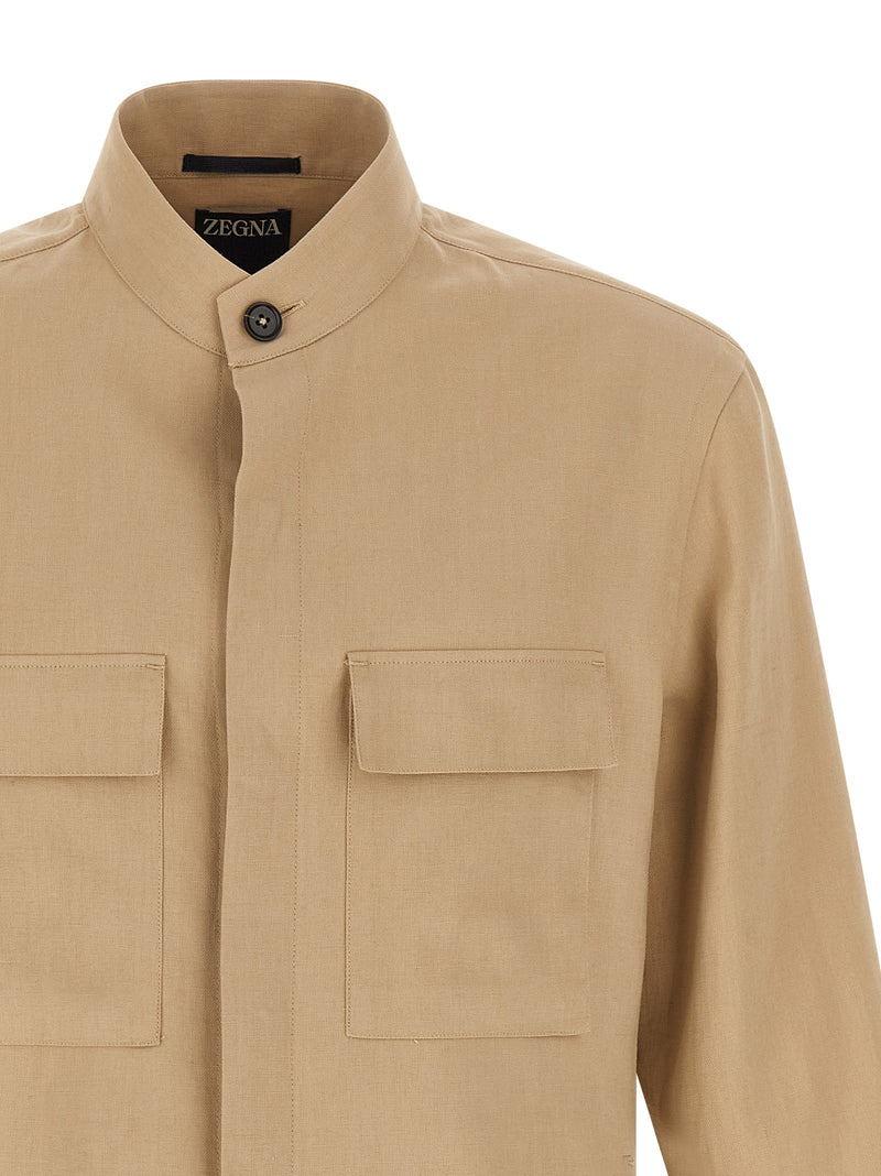 Zegna Zegna Oasi Lino Overshirt