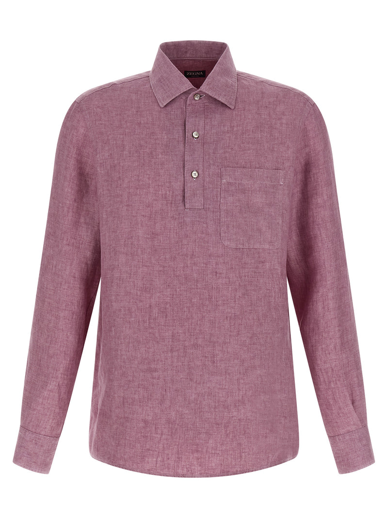 Zegna Zegna Oasi Lino Polo Shirt