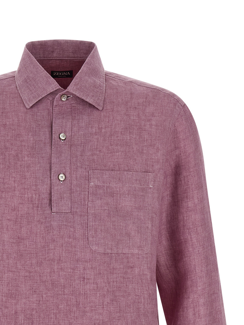 Zegna Zegna Oasi Lino Polo Shirt