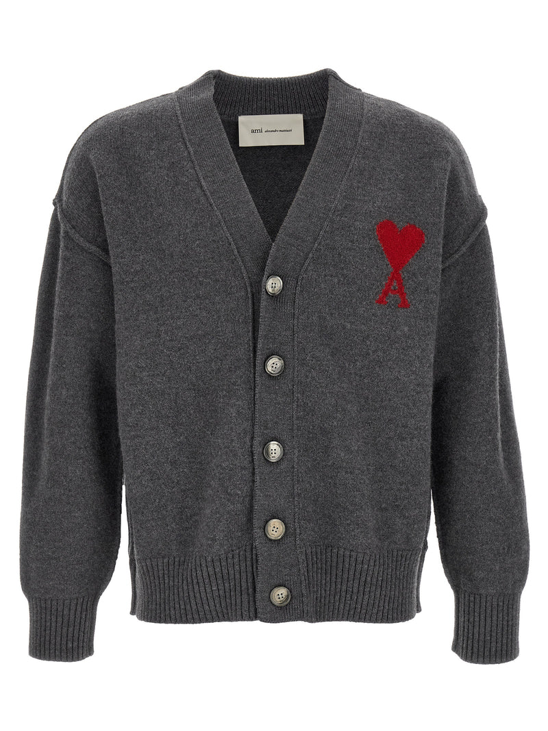 Ami Paris Ami Paris Ami De Coeur Cardigan