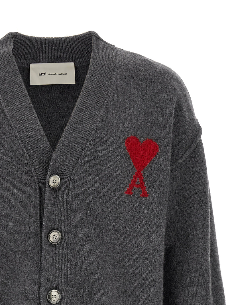 Ami Paris Ami Paris Ami De Coeur Cardigan