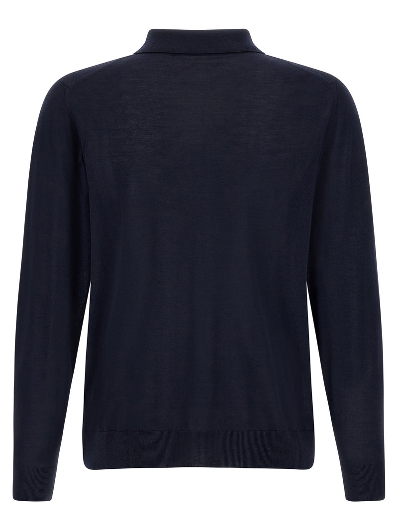 Kiton Kiton Wool Polo Shirt 14 Microns