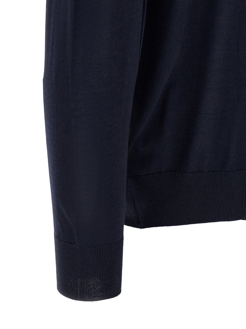 Kiton Kiton Wool Polo Shirt 14 Microns
