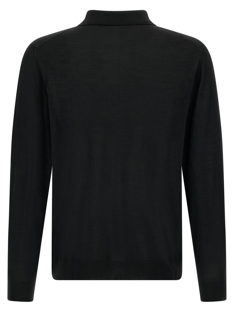 Kiton Kiton Wool Polo Shirt 14 Microns