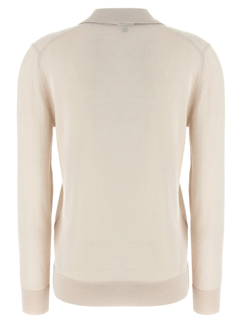 Brioni Brioni Cashmere And Silk Polo Shirt