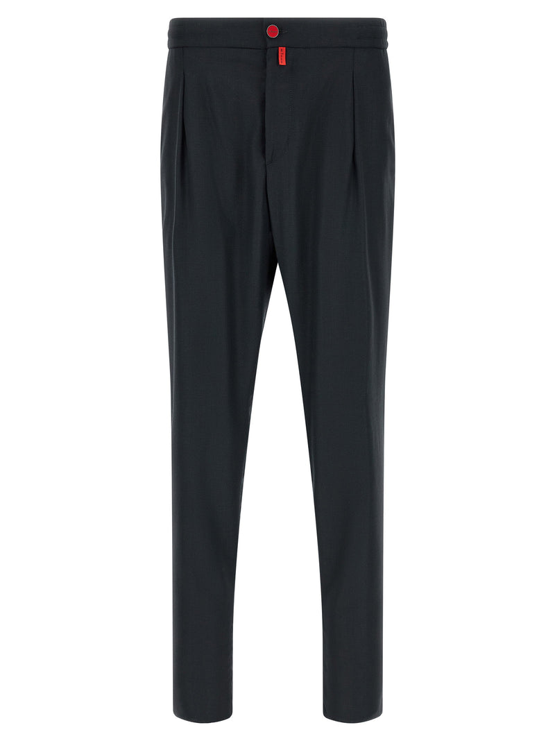 Kiton Red Button Pants