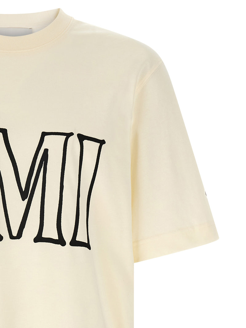 Ami Paris Logo Print T-shirt | Urbalenti™ NYC