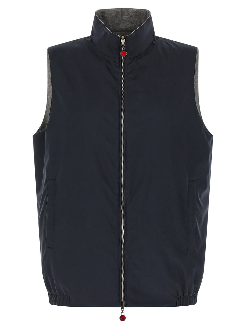 Kiton Kiton Double Face Nylon Vest