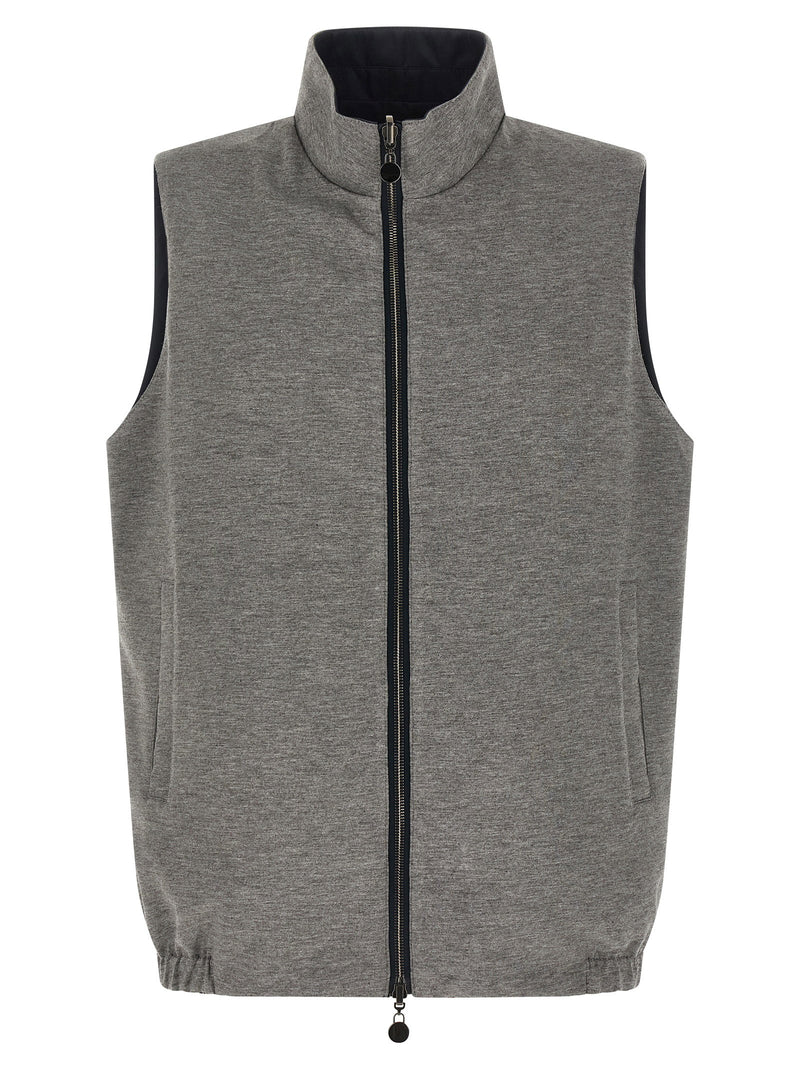 Kiton Kiton Double Face Nylon Vest
