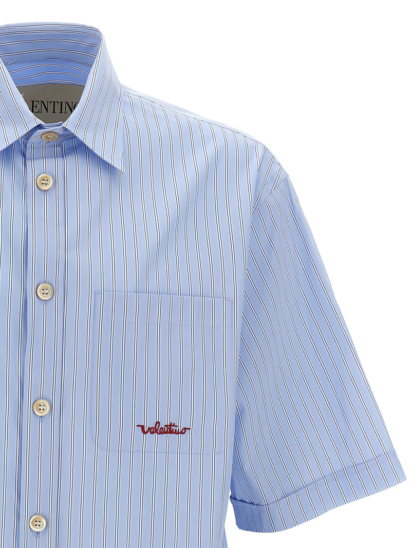 Valentino Garavani Vlogo Embroidery Shirt | Urbalenti™ NYC