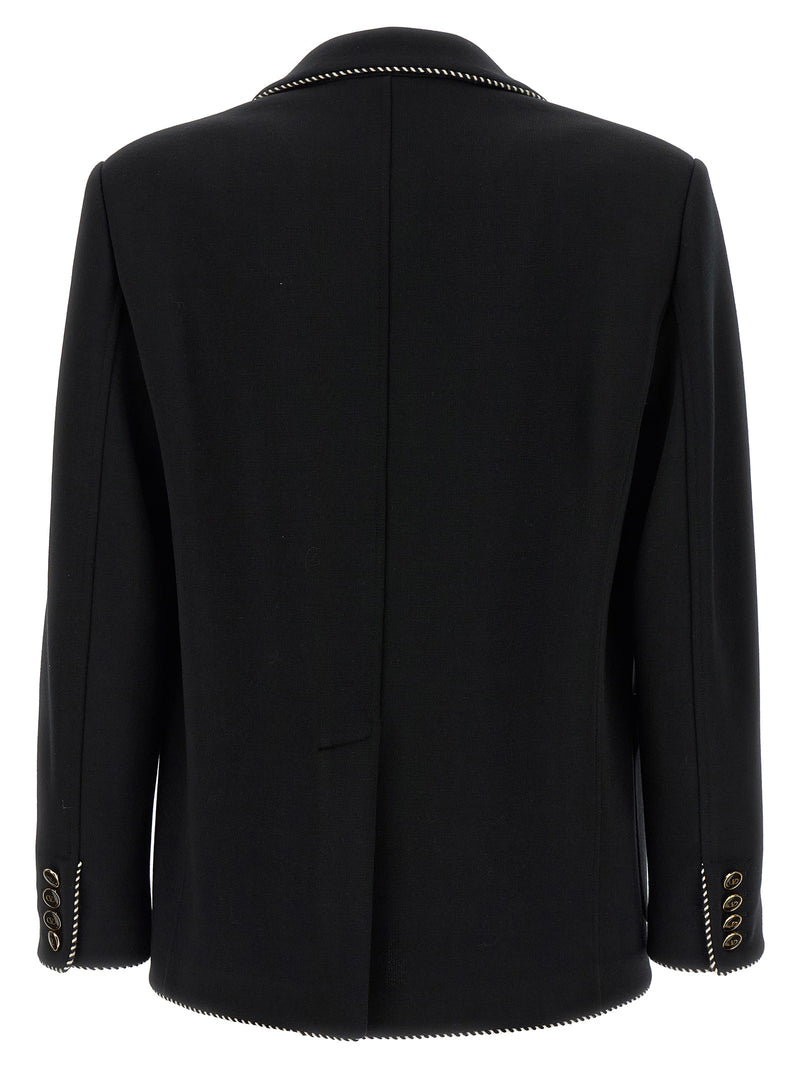 Valentino Garavani Valentino Garavini Single-breasted Blazer | Urbalenti... | Urbalenti™ NYC