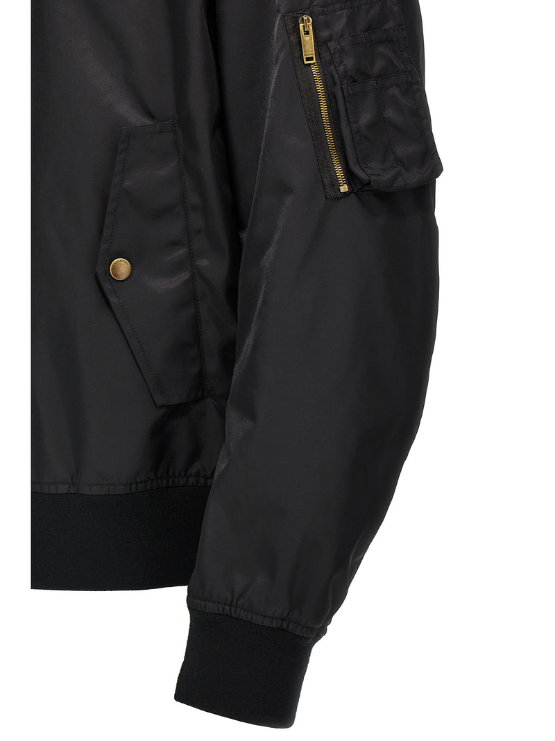 Valentino Garavani Logo Bomber Jacket | Urbalenti™ NYC