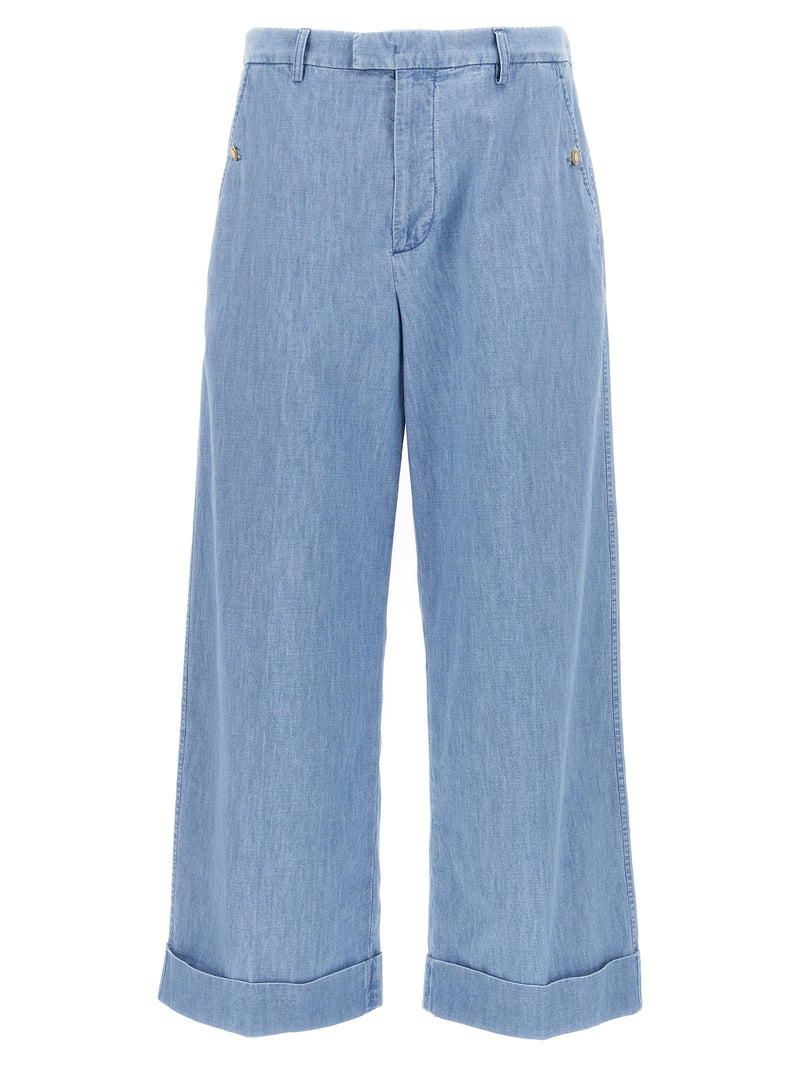 Valentino Garavani Turn-up Jeans | Urbalenti™ NYC