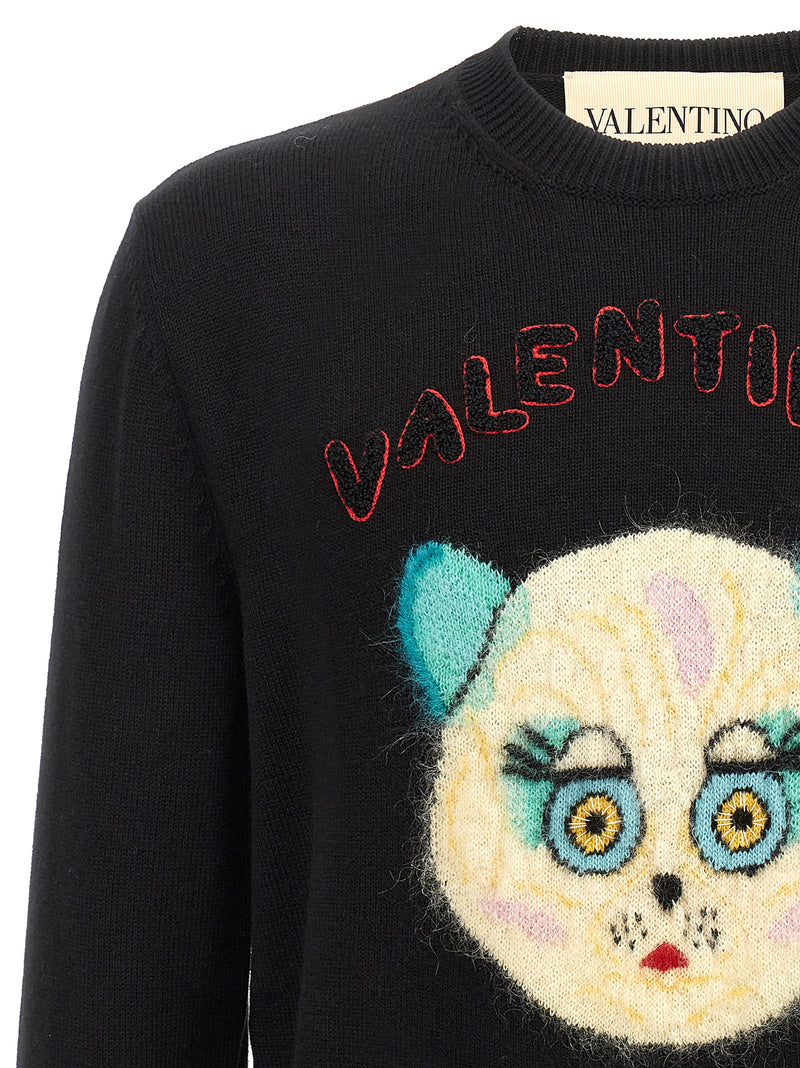 Valentino Garavani Le Chat De La Maison Sweater | Urb... | Urbalenti™ NYC