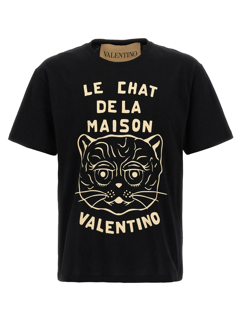 Valentino Garavani Le Chat De La Maison T-shirt Varia... | Urbalenti™ NYC
