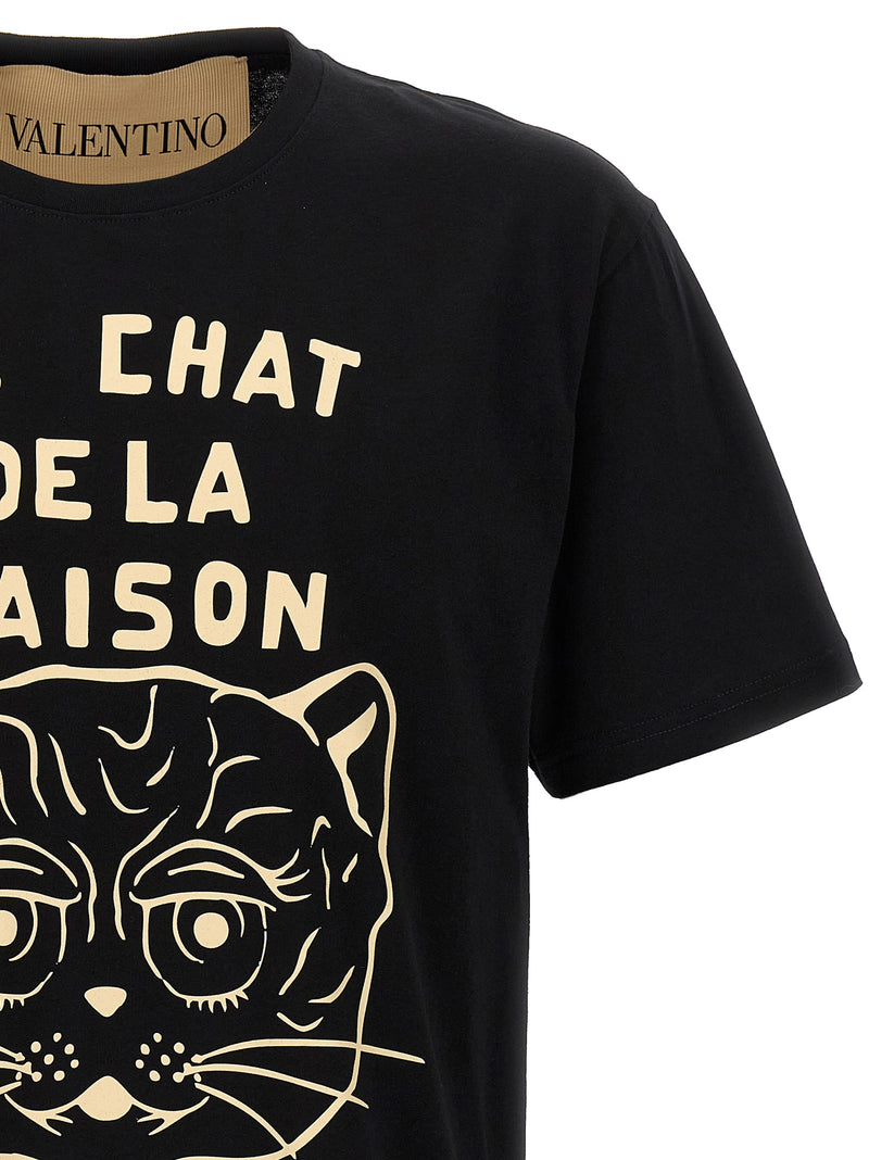 Valentino Garavani Le Chat De La Maison T-shirt Varia... | Urbalenti™ NYC