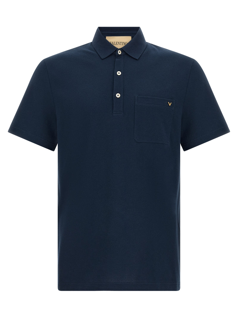 Valentino Garavani Vgold Polo Shirt | Urbalenti™ NYC