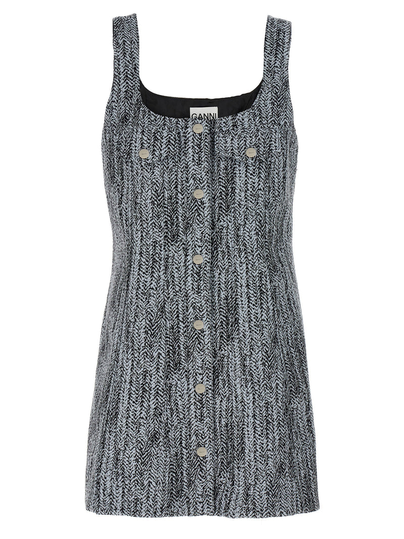 Ganni Ganni Tweed Dress