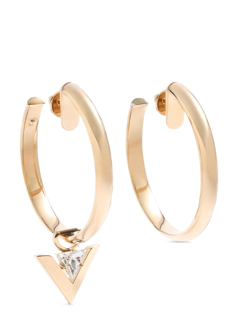 Valentino Garavani Je Les V Hoop Earrings | Urbalenti™ NYC