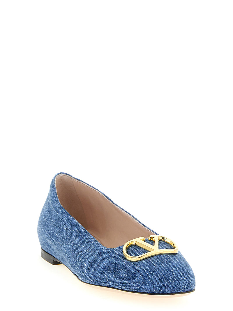 Valentino Garavani Valenitno Garavani Vlogo Signature Ballet Flats Variant 2 | Urbalenti™ NYC