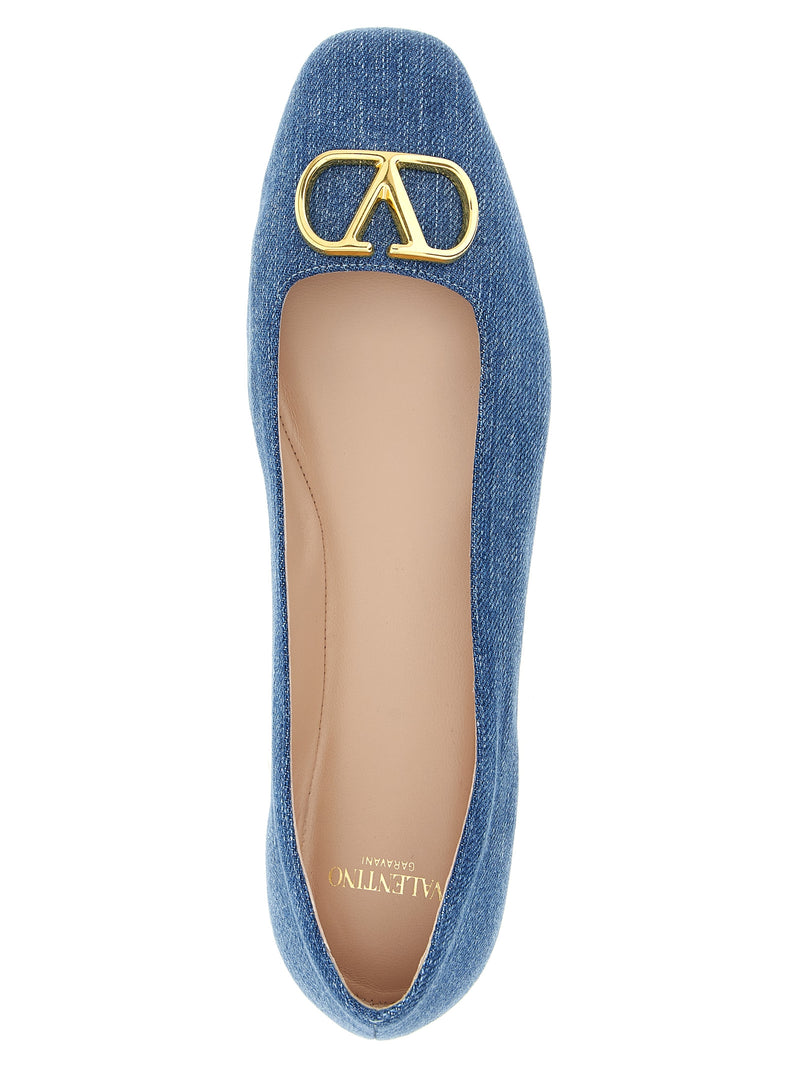 Valentino Garavani Valenitno Garavani Vlogo Signature Ballet Flats Variant 2 | Urbalenti™ NYC