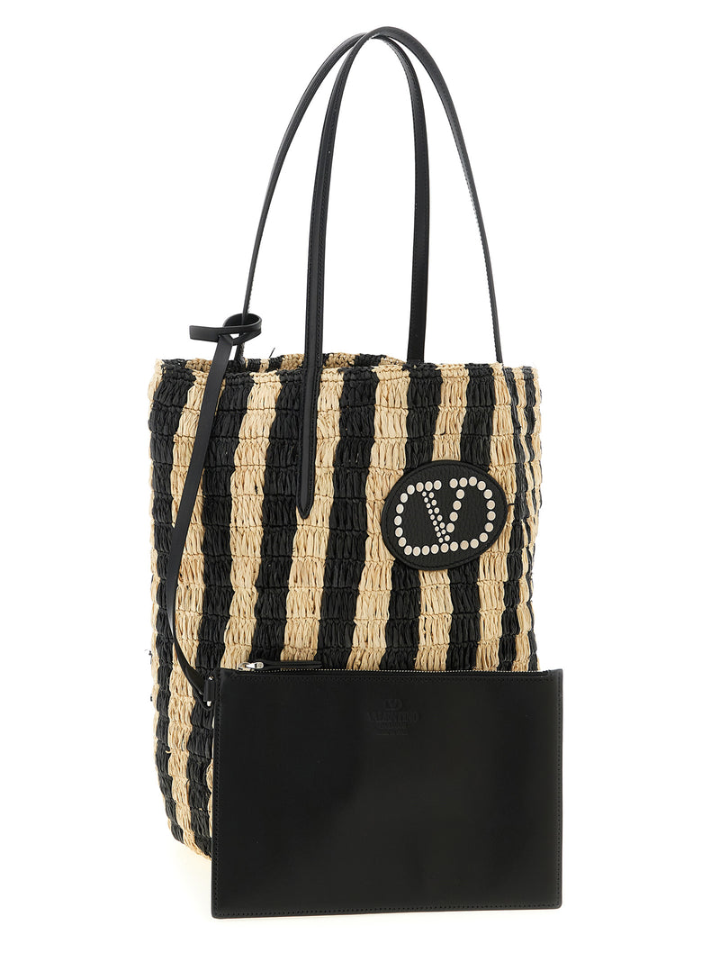 Valentino Garavani Shopping Valentino Garavani Raffia - Leather - Style... | Urbalenti™ NYC