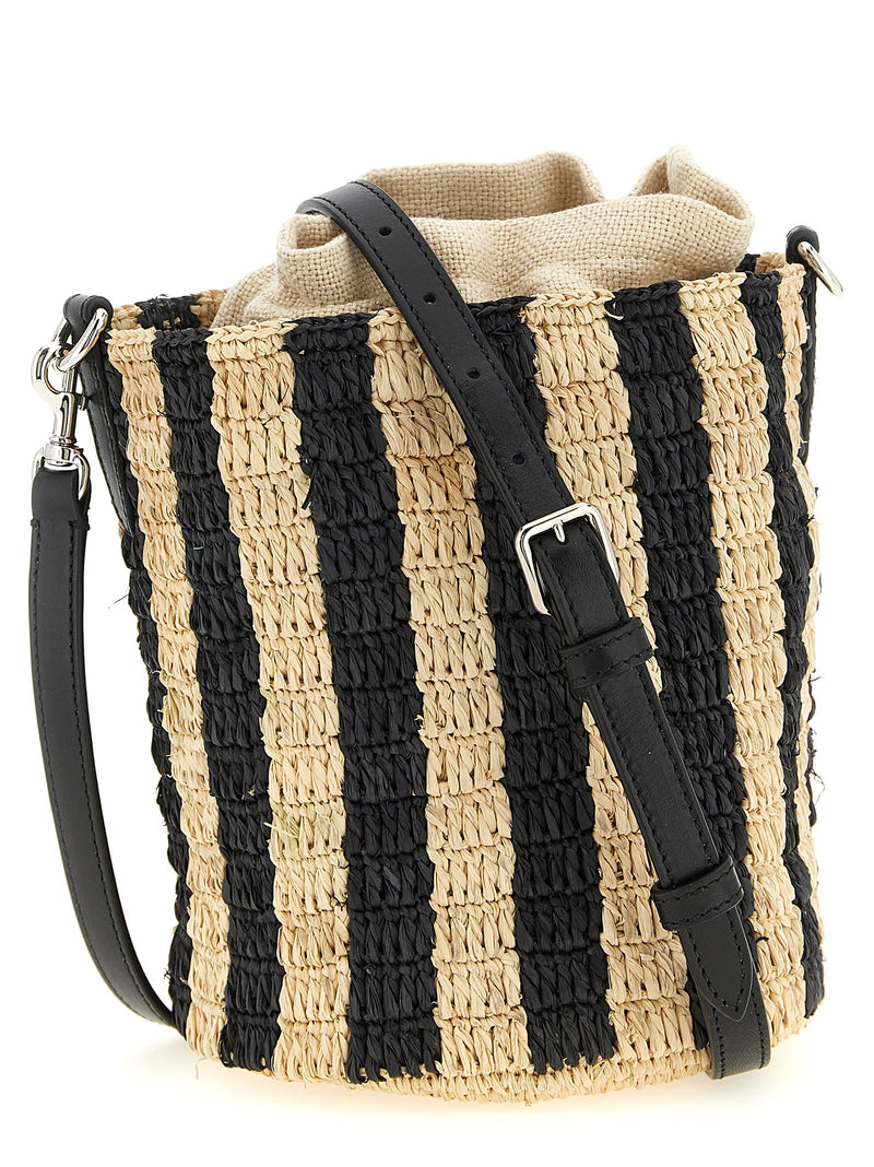 Valentino Garavani Raffia Small Bucket Bag | Urbalent... | Urbalenti™ NYC