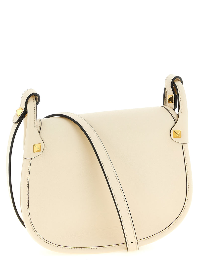Valentino Garavani Valentinogaravani Flaneuse Small Shoulder Bag - Leath... | Urbalenti™ NYC