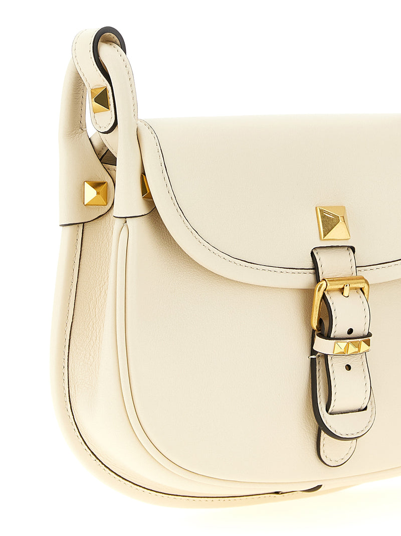 Valentino Garavani Valentinogaravani Flaneuse Small Shoulder Bag - Leath... | Urbalenti™ NYC
