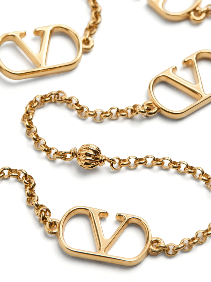 Valentino Garavani Vlogo Signature Necklace - Gold | Urbalenti™ NYC