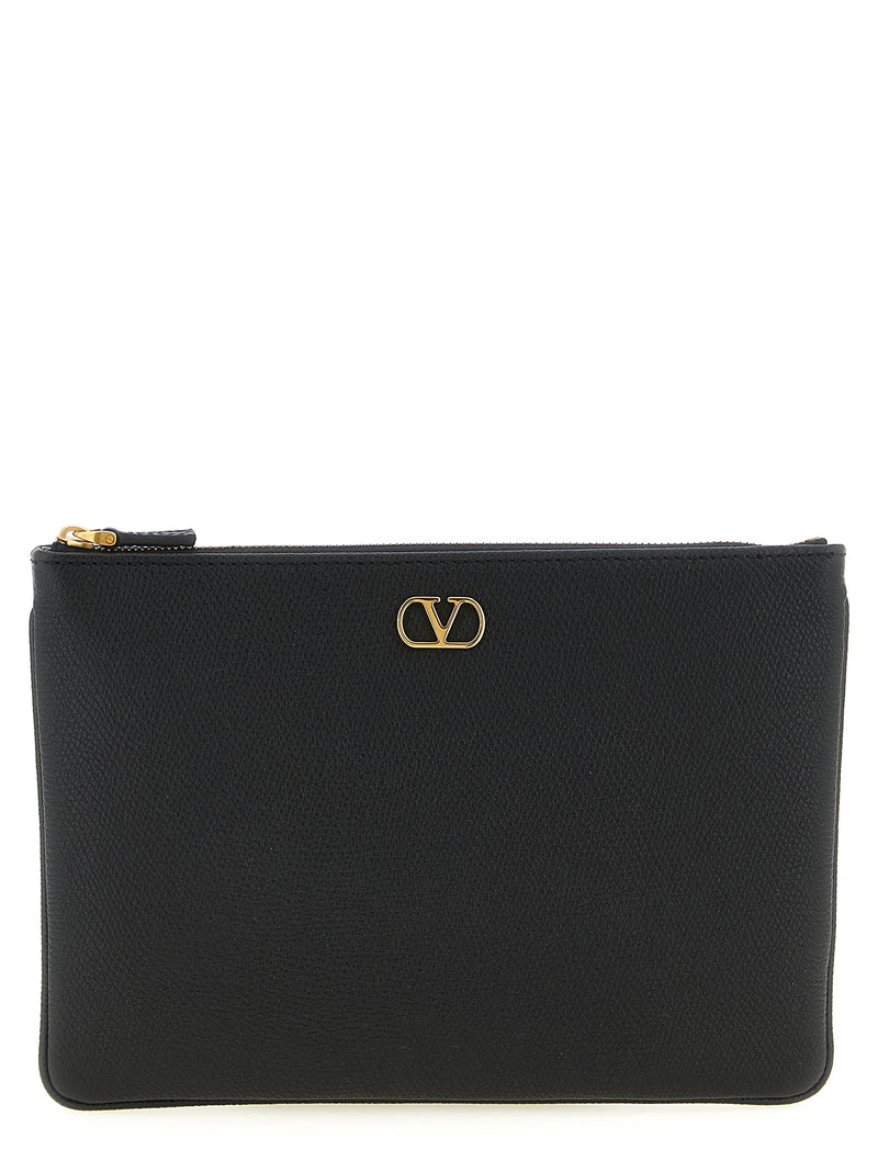 Valentino Garavani Vlogo Medium Clutch Bag | Urbalenti™ NYC