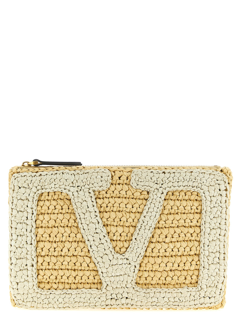 Valentino Garavani Valentino Garavani Valentinogaravani Vivasuperstar Crochet Clutch Bag