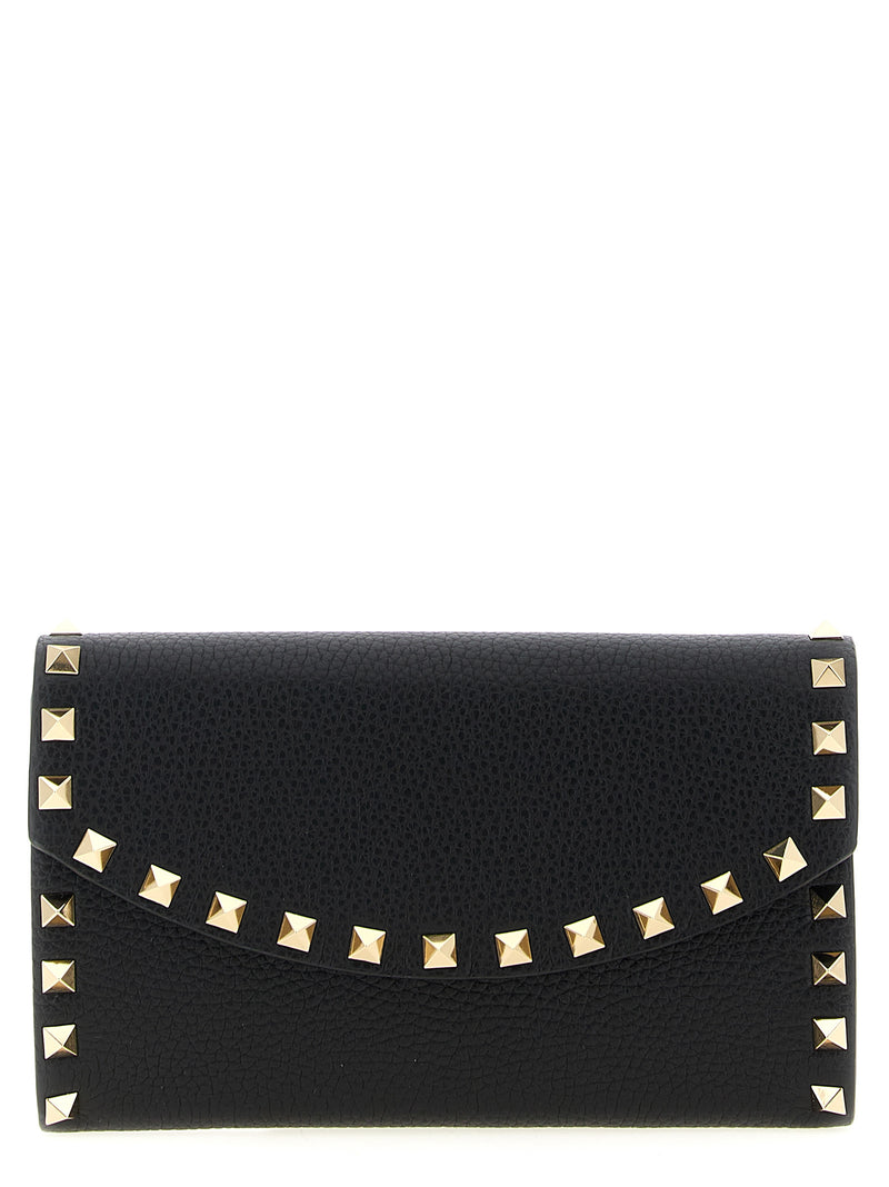 Valentino Garavani Rockstud Wallet On Chain | Urbalenti™ NYC