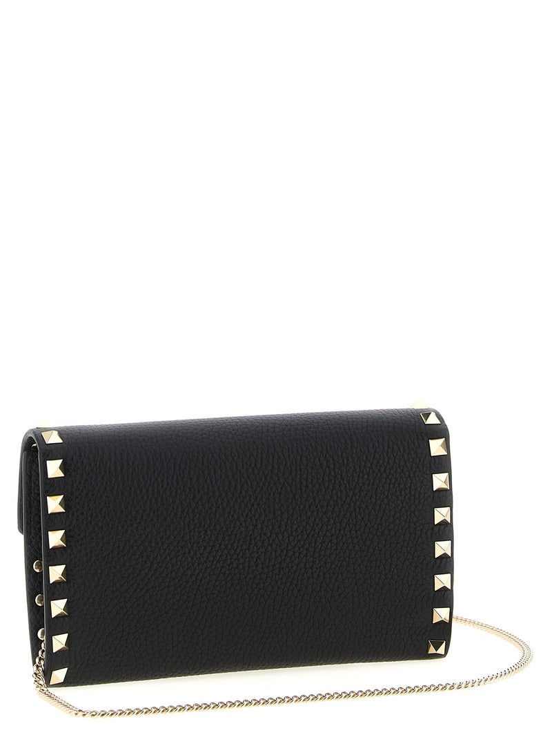 Valentino Garavani Rockstud Wallet On Chain | Urbalenti™ NYC