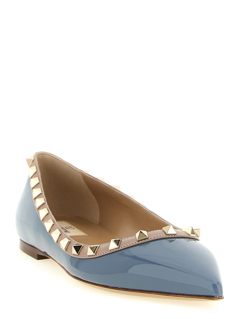 Valentino Garavani Rockstud Ballet Flats | Urbalenti™ NYC