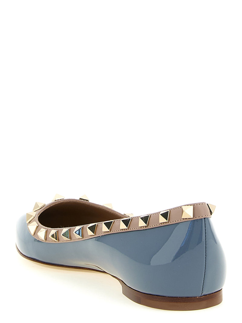 Valentino Garavani Rockstud Ballet Flats | Urbalenti™ NYC