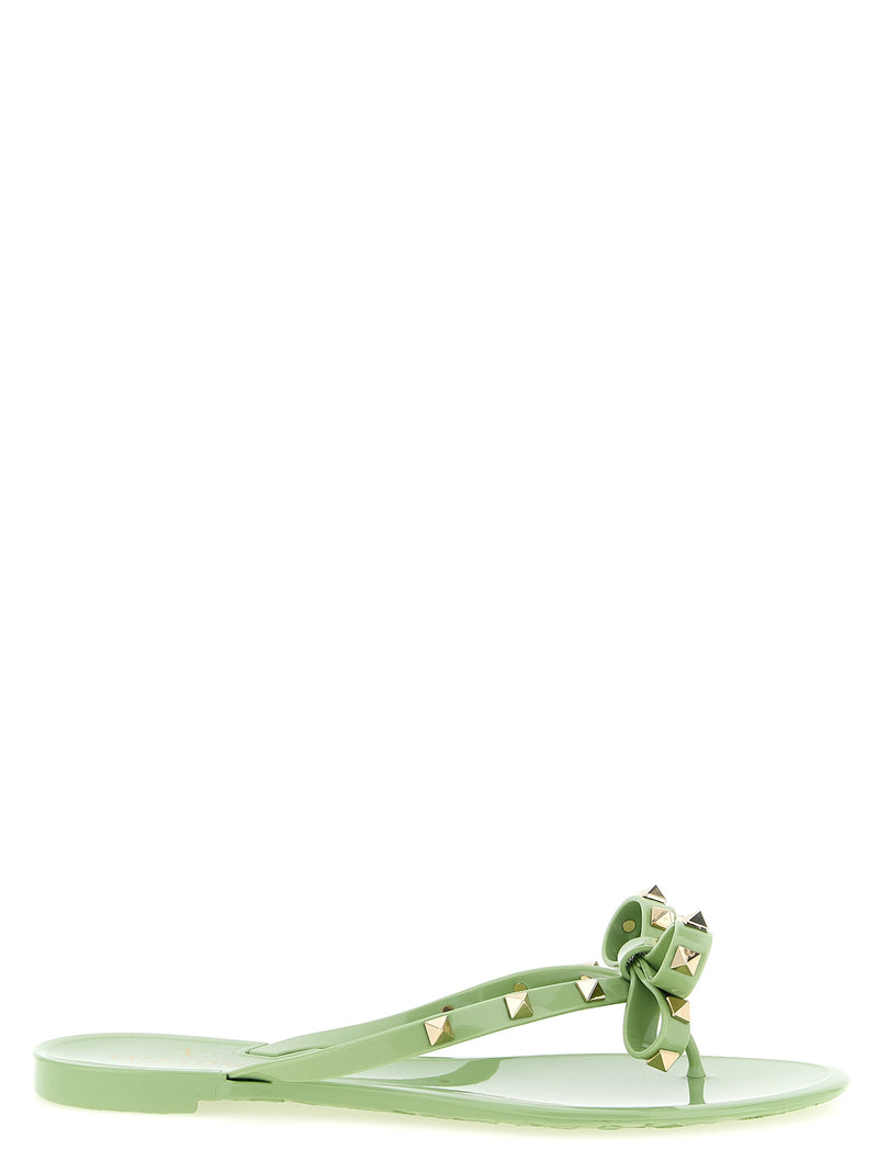 Valentino Garavani Pm Thong Rockstud Sandals | Urbalenti™ NYC