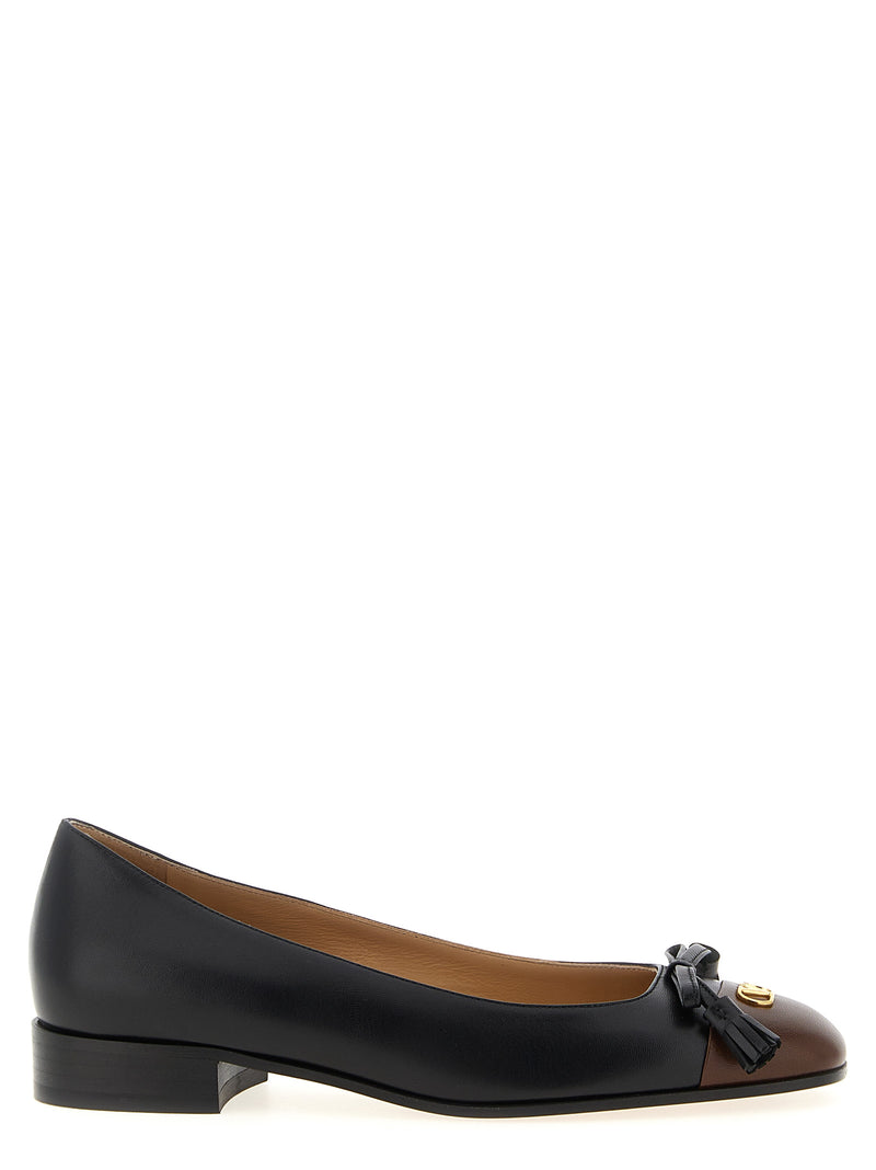 Valentino Garavani Valet Du Roi Ballet Flats - Leather - Style DDTBXV |... | Urbalenti™ NYC