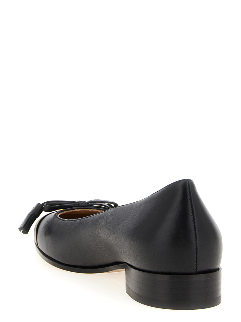 Valentino Garavani Valet Du Roi Ballet Flats - Leather - Style DDTBXV |... | Urbalenti™ NYC