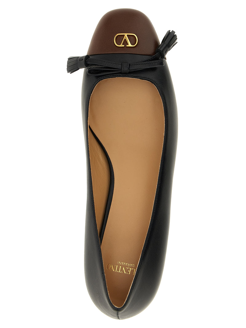 Valentino Garavani Valet Du Roi Ballet Flats - Leather - Style DDTBXV |... | Urbalenti™ NYC