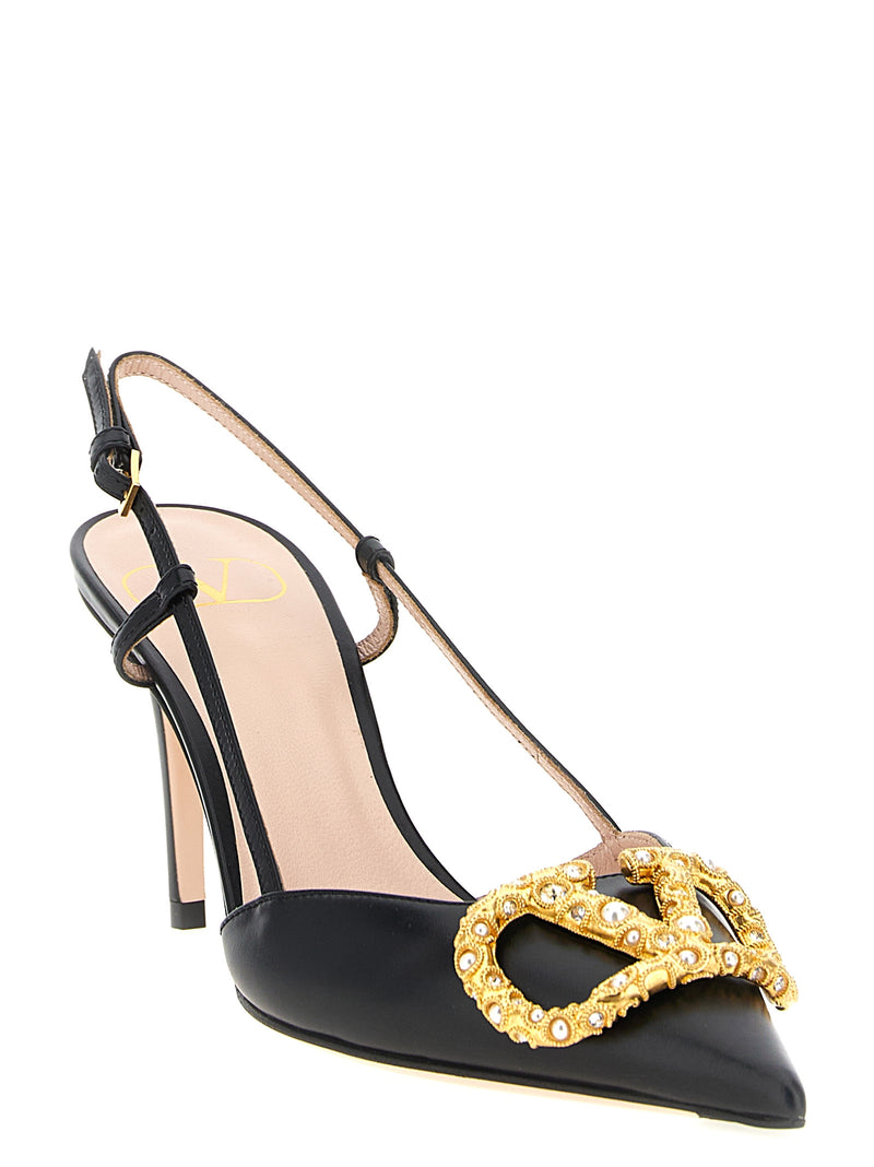 Valentino Garavani Slingback Valentino Garavani Vlogo Signature Variant 2 | Urbalenti™ NYC