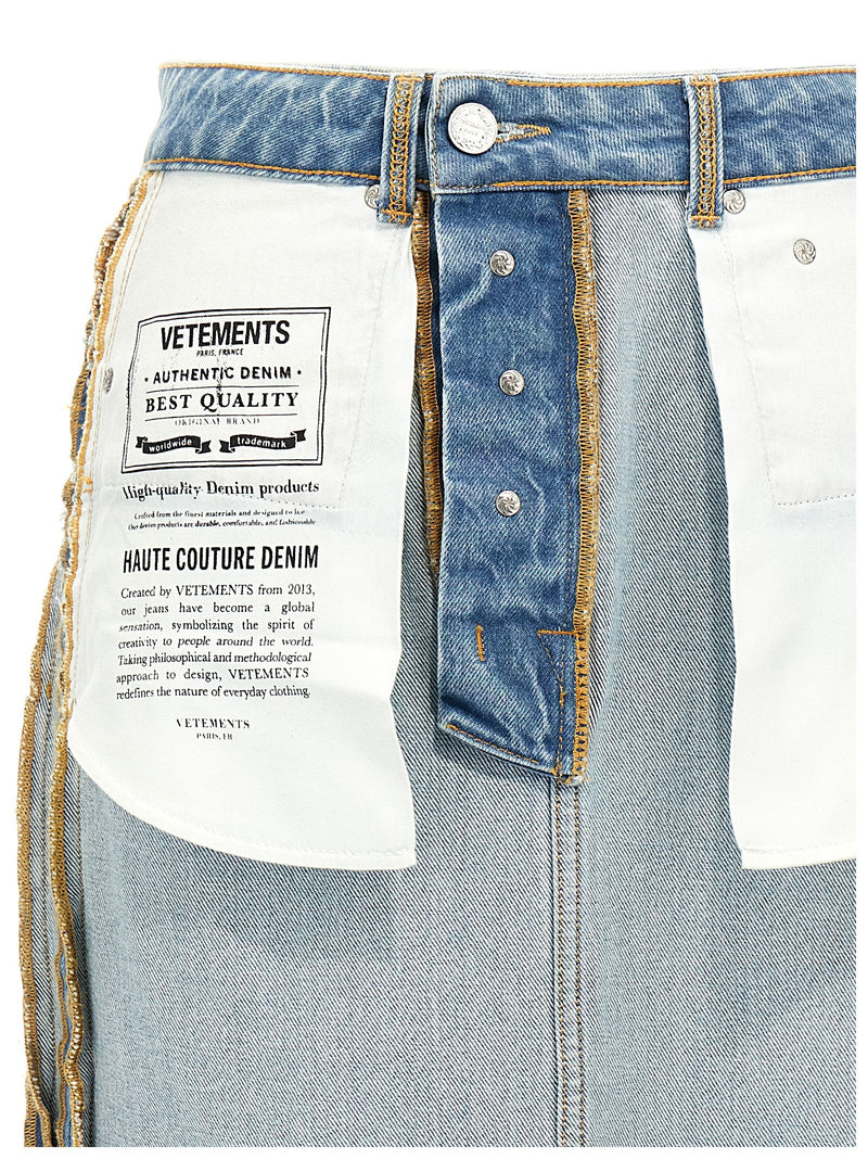 Vetements Vetements Inside-out Skirt