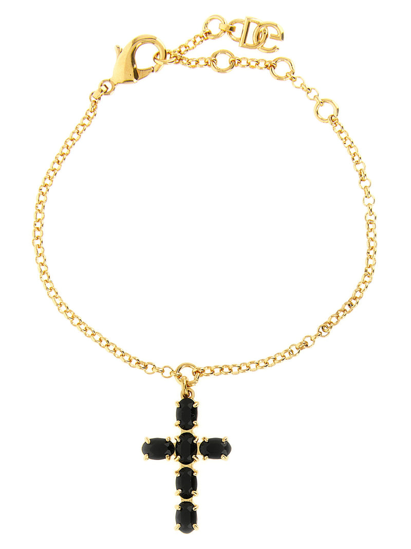 Dolce & Gabbana Dolce & Gabbana Crystal Cross Bracelet