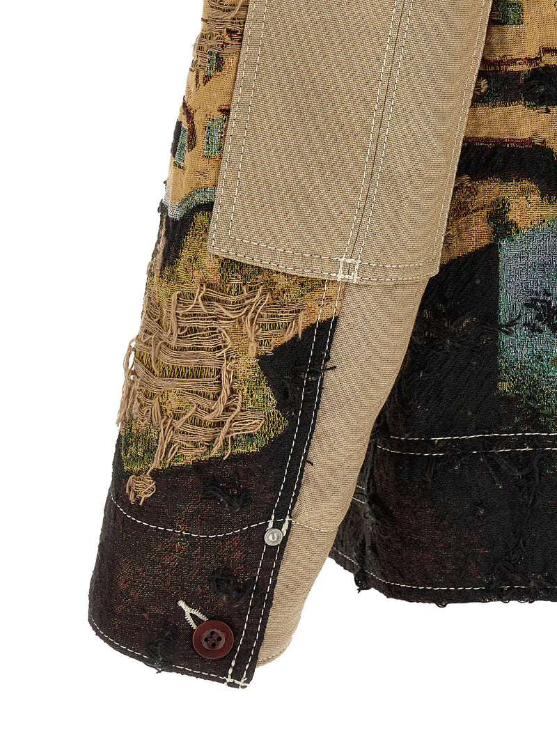 Junya Watanabe Junya Watanabe Jacquard Square Jacket