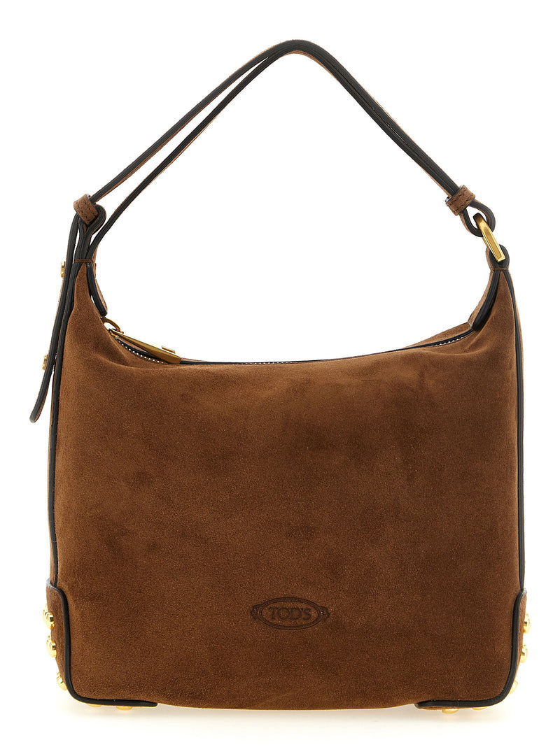 Tod's Tod's Gommini Mini Suede Shoulder Bag