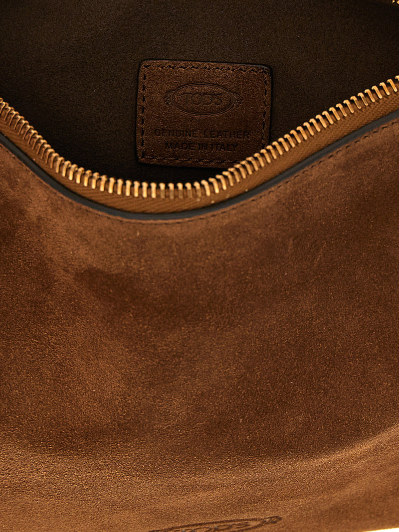 Tod's Tod's Gommini Mini Suede Shoulder Bag