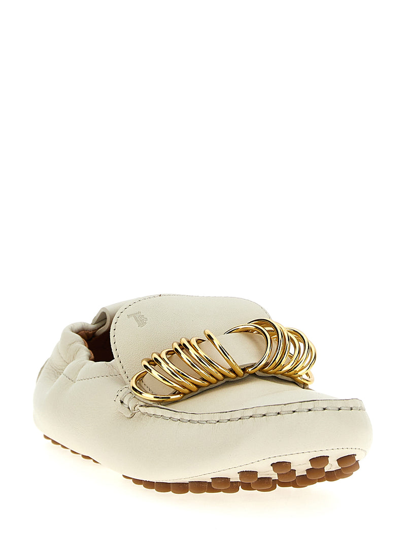 Tod's Gommino Loafers - Gold Leather | Urbalenti™ NYC